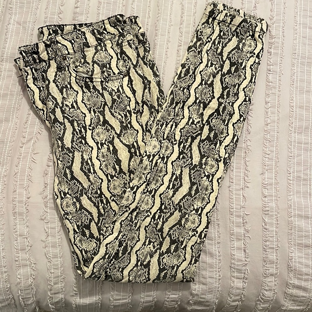 Snake Skin Jeans